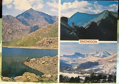 Wales Snowdon Llyn Llydaw Crib Goch Traverse Capel Curig - Posted 1987 • £2.79