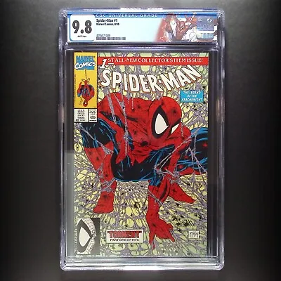 Spider-Man #1 | Marvel 1990 | Green Edition | Custom Label | CGC 9.8 • $79