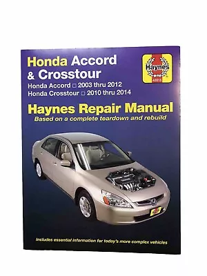 Honda Accord 2003-2014 Shop Service Repair Manual Wiring Diagrams Engine Guide • $39.99