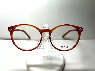 New  Authentic Chloe Eyeglasses Frame 2714 Burnt 223 Oversize • $36