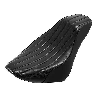 Black Driver Solo Seat Fit For Harley Softail FLDE FLHC FLHCS 18-22 FXST 20-23 • $99
