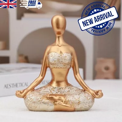 Yoga Girl Design Ornament Decorative Items Bedroom Living Room Accessories Decor • £10.99