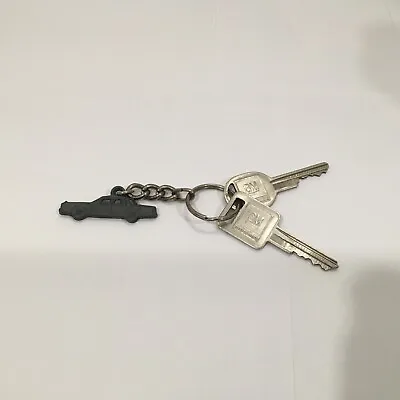 Vintage 2 Cadillac Auto Keys Of Beverly Hills Dealership Key Chain With Phone # • $5.95