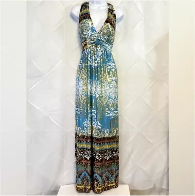 NWT Shoreline Abstract Halter Style Maxi Dress- 2XL • $19.99