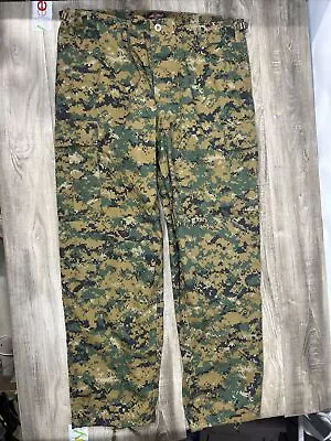 Tru-Spec Cargo Pants Mens XL 40x29.5 Green Digital Camo Tactical Military Double • $20