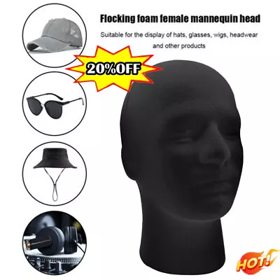 Practical Male Foam Mannequin Head Model Hat Wig Glasses Stand Display Rack Hot • $5.09