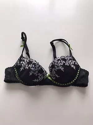 Ceriso Marks & Spencer M&S Black Underwired Non Padded Pre-loved Bra Size 34A • £5.24