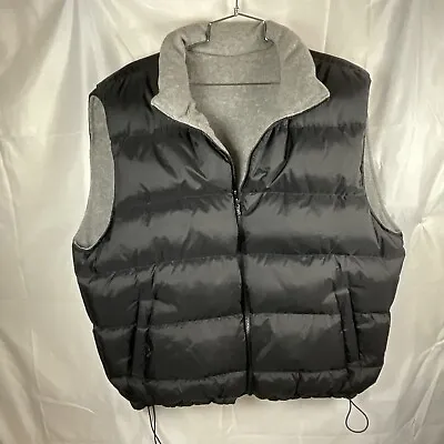 PENFIELD Puffer Vest Down Filled Black Men Large  Feather Insulation THICK • $32.94