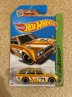 Hot Wheels - '71 Datsun Bluebird 510 Wagon - HW WORKSHOP - 2013 GRILL VARIATION • $5.95