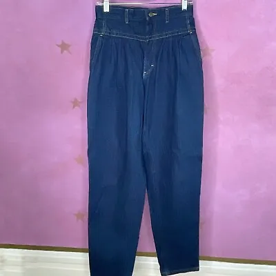Vintage LEE 80s High Rise Waist Pleated Jeans Size 12 • $24.99