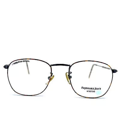 Vintage Faconnable Jeans Eyeglasses Lunettes FJ503 Col.115 Frames 49[]20 145 Mm • $49.98