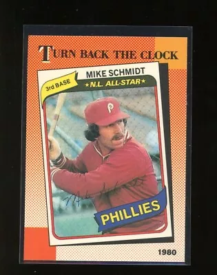 1990 Topps Tiffany #662 Mike Schmidt  Nice See Scans • $2.95