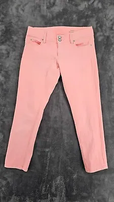 Lilly Pulitzer Jeans Women's 6 Pink Worth Skinny Mini Pants Stretch • $11.99