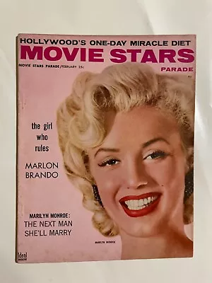 Marilyn Monroe Movie Stars Parade Magazine Feb 1956 • $90