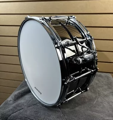 Ludwig Universal Black Brass Snare Drum - 6.5 X 14-inch - Polished & FREE Ship • $349