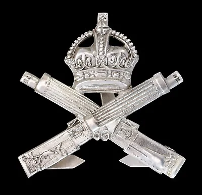 Machine Gun Corps Cap Badge Officers Hallmarked Silver • £44