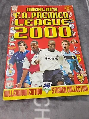 2000 Merlin Premier League Football Sticker Album Book 100% Complete Full Set • £49.99