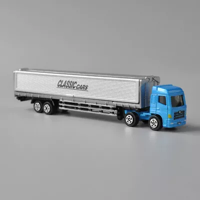 1:100 Scale Diecast Truck Model Toy Tractor & Semi-Trailer Container Replica • $5.20