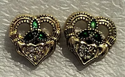 Vintage Irish Claddagh Trinity Knot Earrings • $30