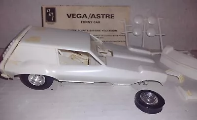 Vintage AMT Pontiac Astre Chevy Vega Funny Car 1/25 Model Kit Built Incomplete • $9