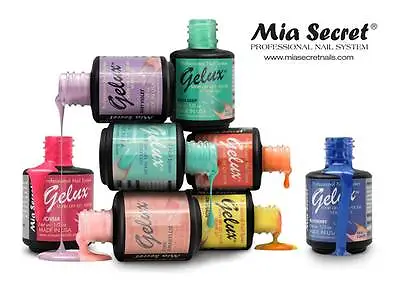 Mia Secret Gelux Nail Polish 0.5 Oz UV GEL-SOAK OFF GEL POLISH  *Pick Your Color • $12.50