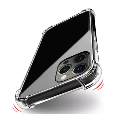 $6.49 • Buy For IPhone 14 13 12 Mini 11 Pro XS Max 8 7+ 6 XR Shockproof Tough Gel Case Cover