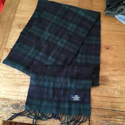 £12.50 • Buy The House Of Balmoral 100% Pure Cashmere Scarf Green Tartan