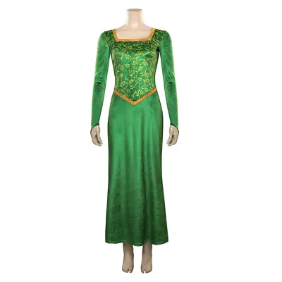 £45.48 • Buy Shrek-Fiona Princess Cosplay Costume Dress Outfits Halloween Carnival Suit