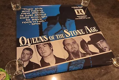 Rare Queens Of The Stone Age Rated R Promo Poster 2000 Ex- QOTSA Vinyl Vintage • $25