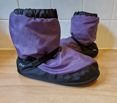 Bloch Adult Dance Warm Up Booties Purple Size Small UK 3.5 – 4.5 • £12.99