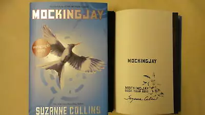 New Signed Suzanne Collins Mockingjay Book 1/1 HC DJ Hunger Games Trilogy Stamp • $699.99