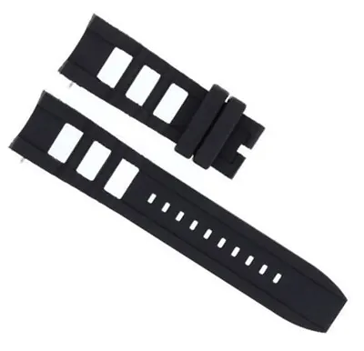 Silicone Rubber Watch Band Strap For Invicta Signature Russian Diver 12963 Black • £15.38