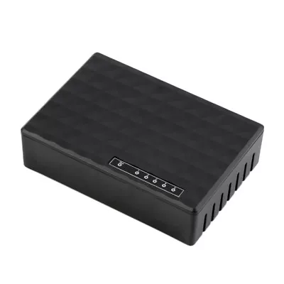 5 Ports 10/100Mbps Base Fast Ethernet Network Switch Hub Plastic Mini Desktop • $21.99