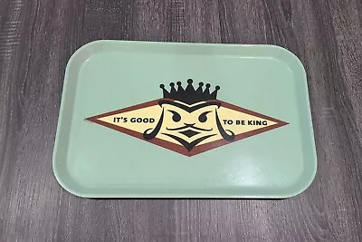 Vintage Mid Century Camtray Fiberglass Serving Tray  It's Good To Be King  • $34