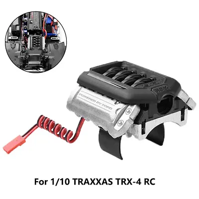F11 V8 5.0 Engine Radiator Motor Dual Fan Kit For 1/10 TRAXXAS TRX-4 RC Parts • $42.67