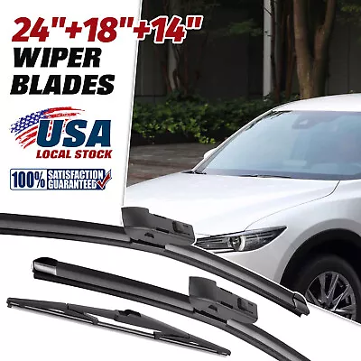 Front+Rear OEM Wiper Blades Fit Mazda CX-5 KF 2017-2020 Windshield Windscreen • $17.89