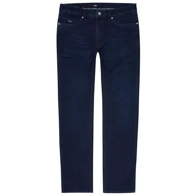 Hugo Boss Men's Delaware 3 Slim-Fit Italian Soft Denim Jeans - Navy - Pick Size • $62.95
