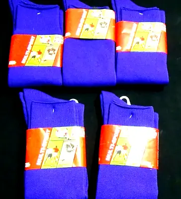 $20.56 • Buy Pro Feet Socks - 5 Pairs - Size 9-11 Men's Purple Athletic Socks - NEW