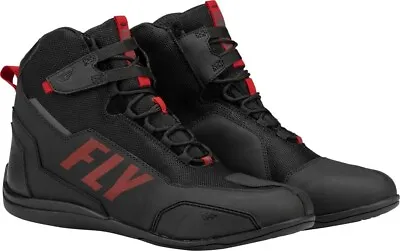 Fly Racing M21 Riding Shoe (2022) Black/Red - Size 10 • $109.95