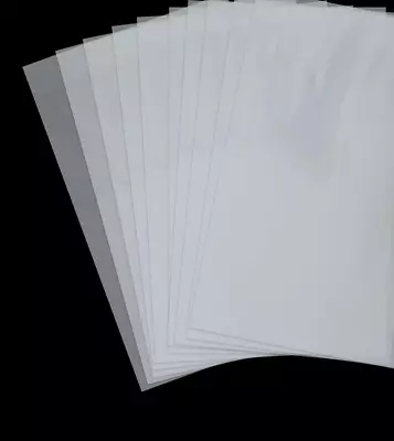 Qulinshine 6 Pack 7.5 Mil Blank Stencil Sheets 12 X 24 Inch Mylar Sheet Milky • $20.99