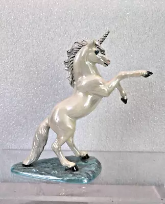 2003 Hagen Renaker Specialty Iridescent Rearing Unicorn Maureen Love Design • $85