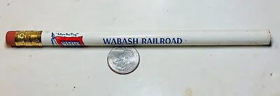 Vintage Wabash Follow The Flag Railroad Jumbo/Oversize Pencil (7 1/2  Long) • $8