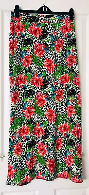 £1.99 • Buy Ladies Tropical Floral Print Maxi Skirt New 🌸size 12