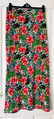 £1.99 • Buy Ladies Tropical Floral Print Maxi Skirt New 🌸size 12