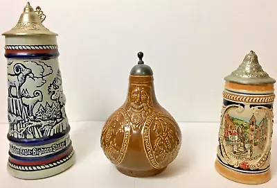 (3 Lot) *BEER STEINS* Vintage Collectibles  MERKELBACH / AVON / CERAMARTE  • $84.99