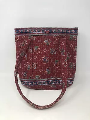 VERA BRADLEY Medium Shoulder Bag In Americana Red Made In USA! • $14