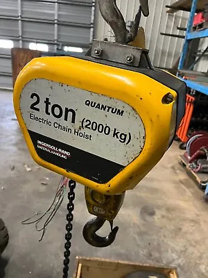 Ingersoll Rand 2-ton Electric Chain Hoist • $600