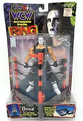 Vintage 1999 WCW/nWO - STING - SEALED Ring Fighters 1999 TOY BIZ NOC • $26