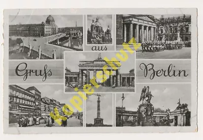 £0.87 • Buy Berlin Postcard Multi-picture Victory Column Castle Old Postcard Photo Card