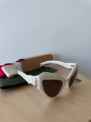 New Karen Walker Sunglasses Eyewear Glasses Womens Bow Wow Ivory White • $96.50
